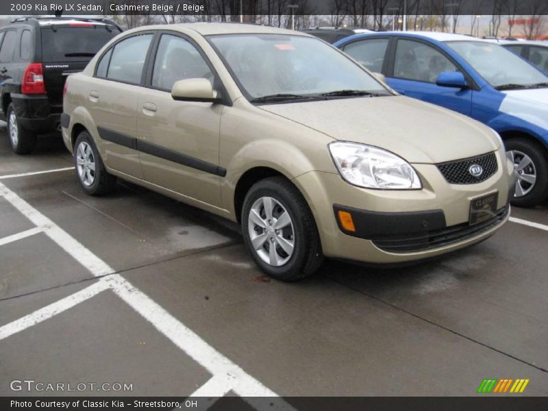 Cashmere Beige / Beige 2009 Kia Rio LX Sedan