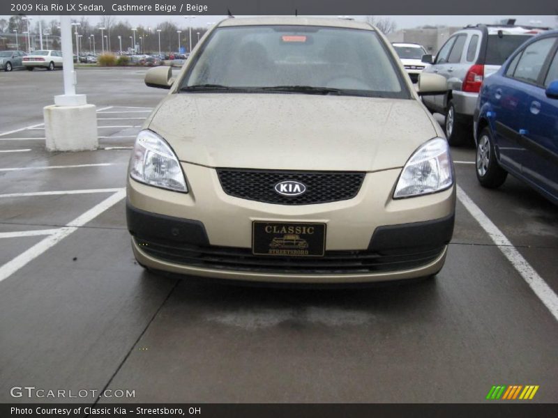 Cashmere Beige / Beige 2009 Kia Rio LX Sedan
