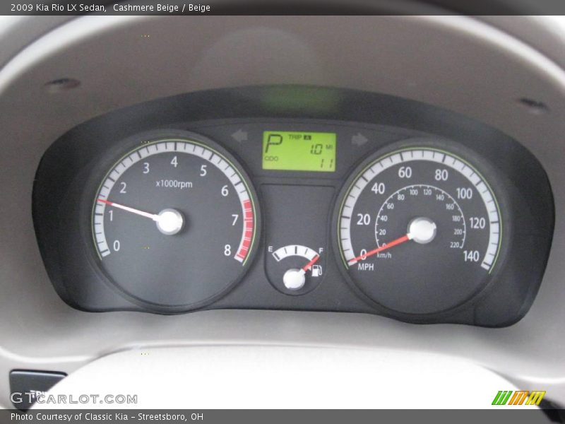 Cashmere Beige / Beige 2009 Kia Rio LX Sedan