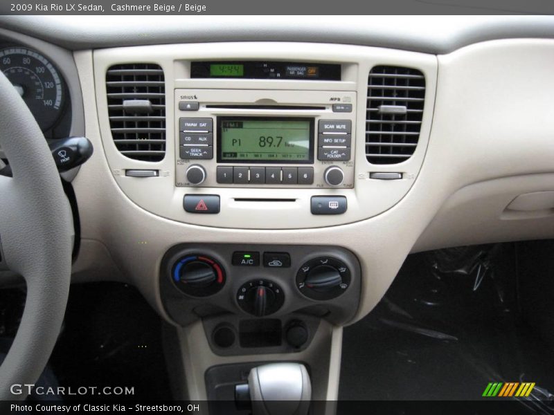 Cashmere Beige / Beige 2009 Kia Rio LX Sedan
