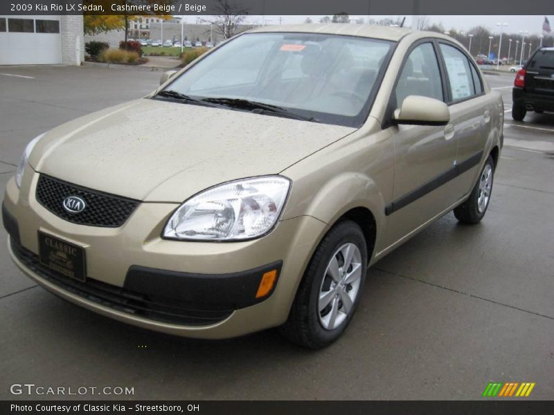 Cashmere Beige / Beige 2009 Kia Rio LX Sedan