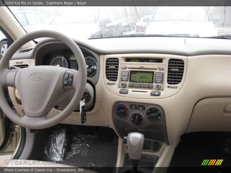 Cashmere Beige / Beige 2009 Kia Rio LX Sedan