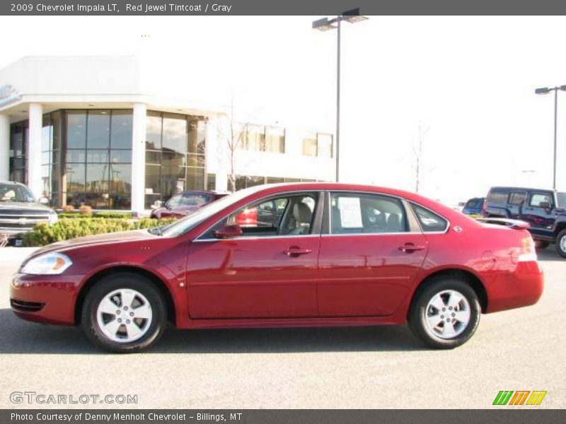 Red Jewel Tintcoat / Gray 2009 Chevrolet Impala LT