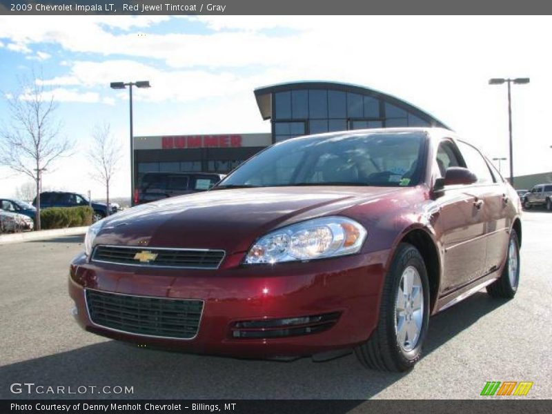 Red Jewel Tintcoat / Gray 2009 Chevrolet Impala LT