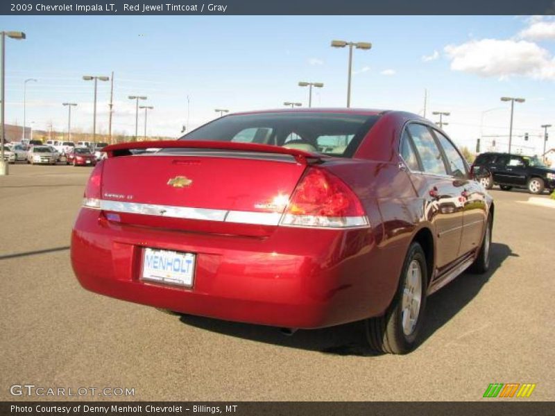 Red Jewel Tintcoat / Gray 2009 Chevrolet Impala LT
