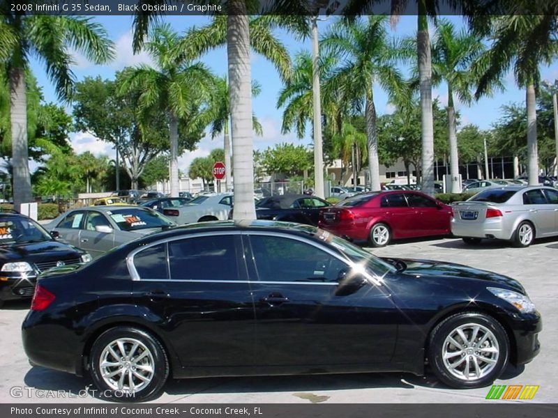 Black Obsidian / Graphite 2008 Infiniti G 35 Sedan