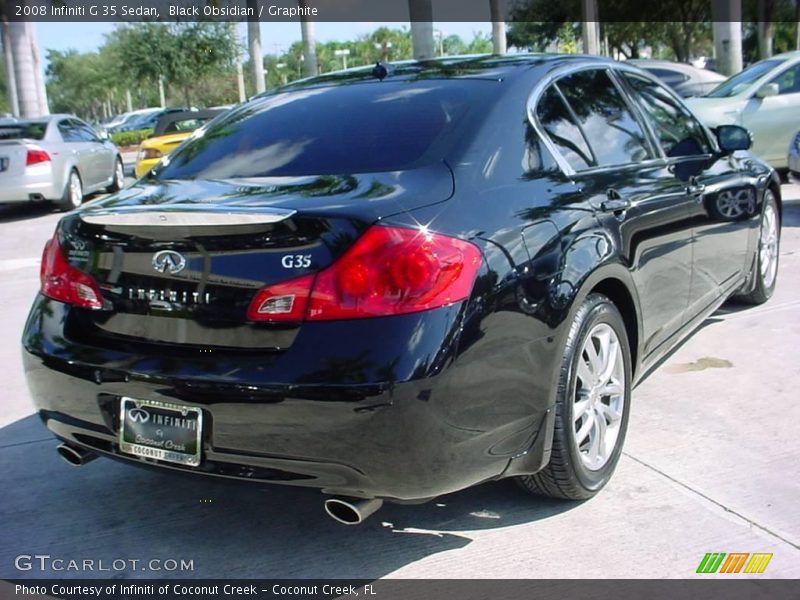 Black Obsidian / Graphite 2008 Infiniti G 35 Sedan