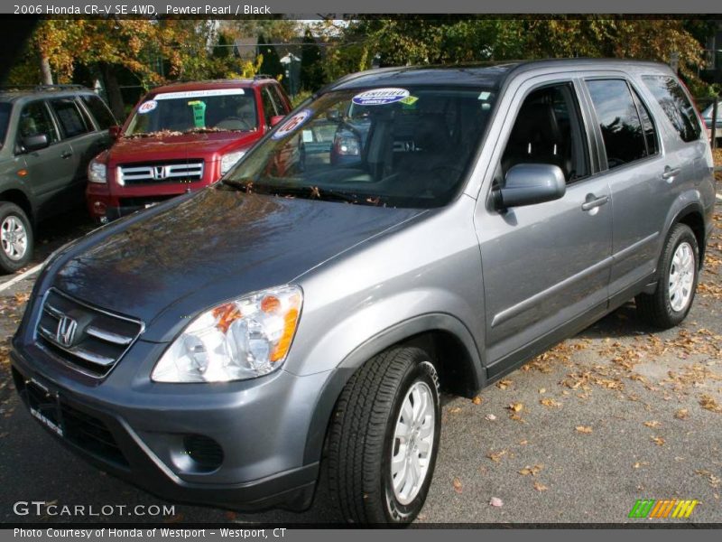 Pewter Pearl / Black 2006 Honda CR-V SE 4WD