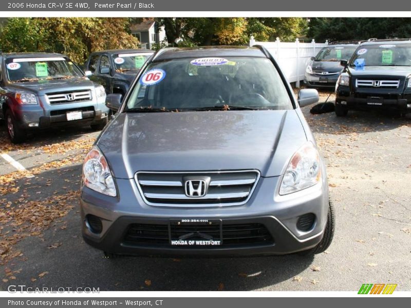 Pewter Pearl / Black 2006 Honda CR-V SE 4WD