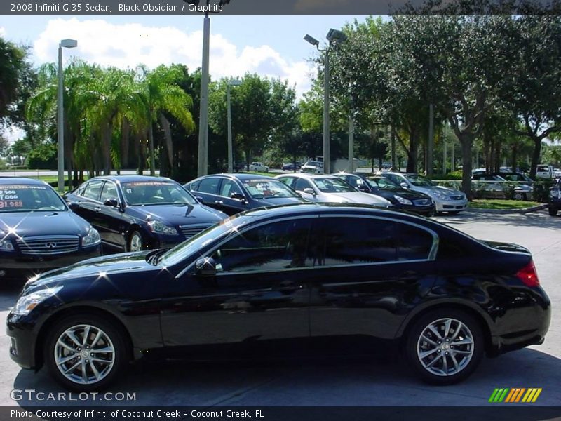 Black Obsidian / Graphite 2008 Infiniti G 35 Sedan