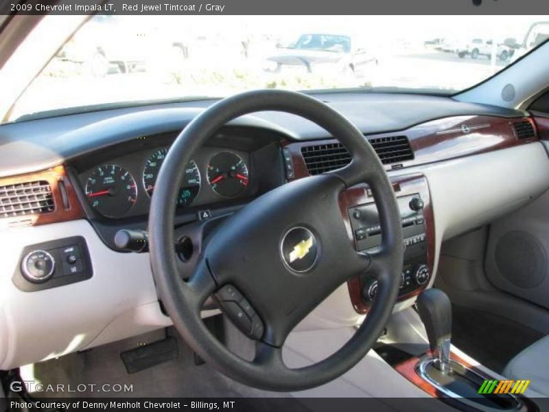 Red Jewel Tintcoat / Gray 2009 Chevrolet Impala LT
