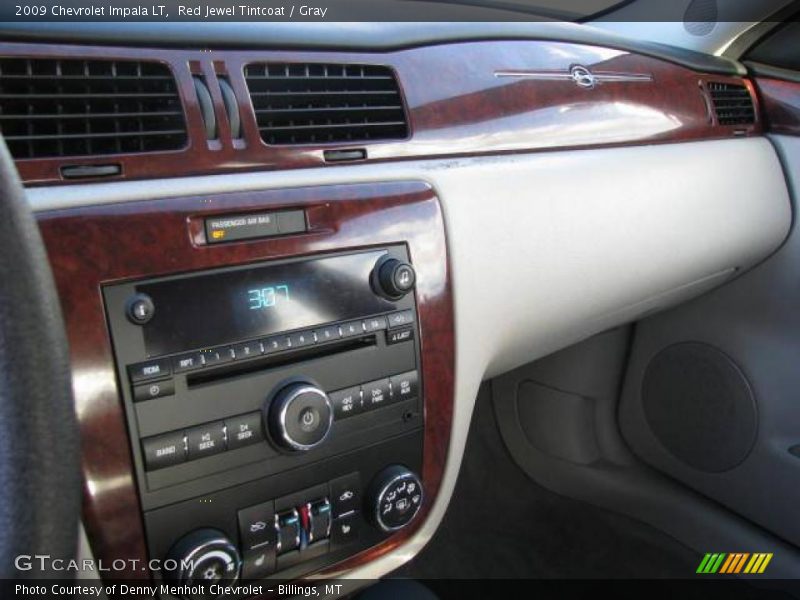 Red Jewel Tintcoat / Gray 2009 Chevrolet Impala LT