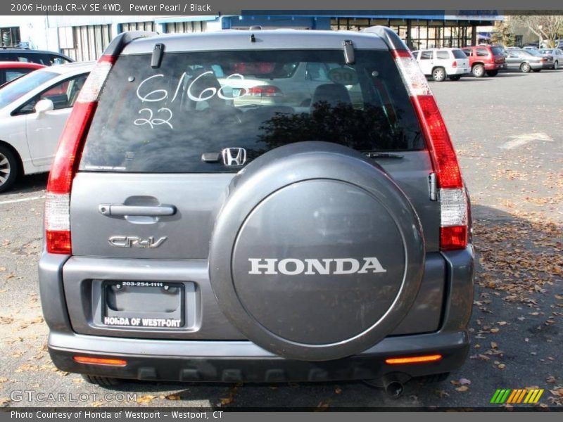 Pewter Pearl / Black 2006 Honda CR-V SE 4WD