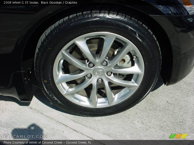 Black Obsidian / Graphite 2008 Infiniti G 35 Sedan