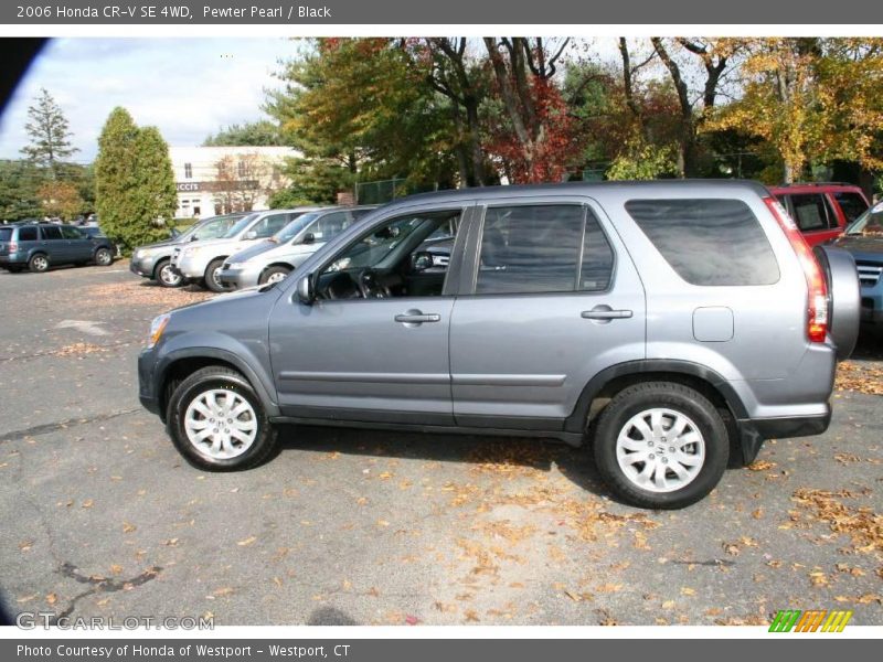 Pewter Pearl / Black 2006 Honda CR-V SE 4WD