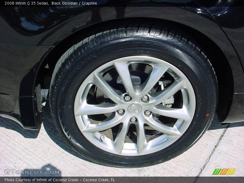 Black Obsidian / Graphite 2008 Infiniti G 35 Sedan