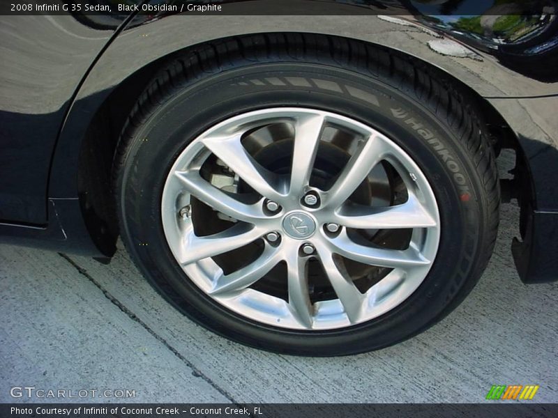 Black Obsidian / Graphite 2008 Infiniti G 35 Sedan
