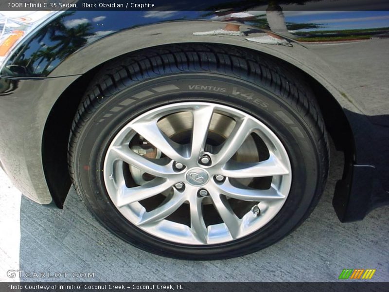 Black Obsidian / Graphite 2008 Infiniti G 35 Sedan