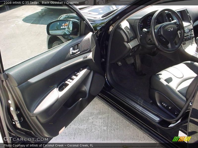 Black Obsidian / Graphite 2008 Infiniti G 35 Sedan