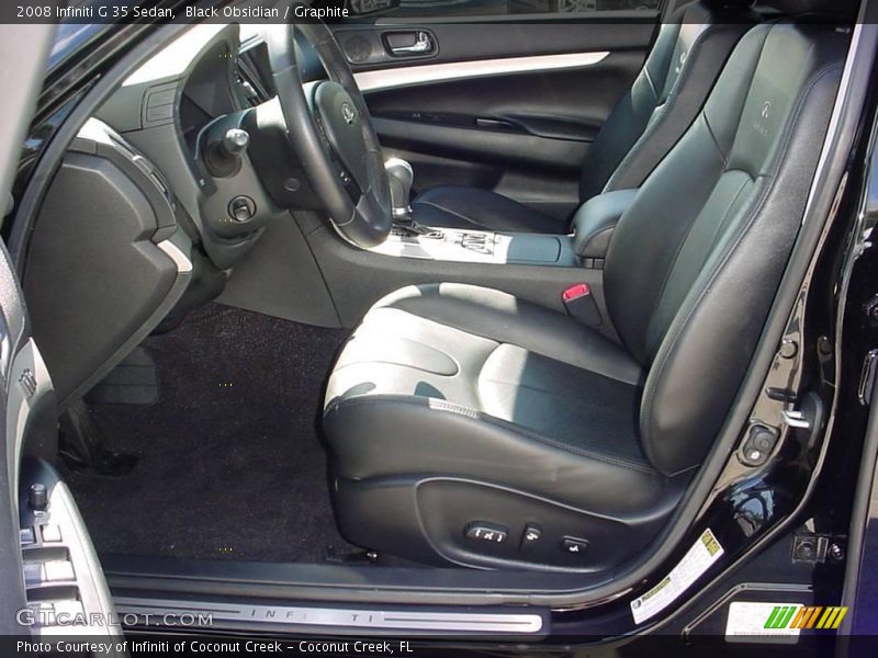 Black Obsidian / Graphite 2008 Infiniti G 35 Sedan