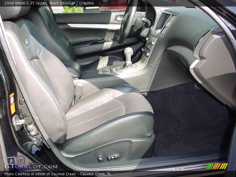 Black Obsidian / Graphite 2008 Infiniti G 35 Sedan