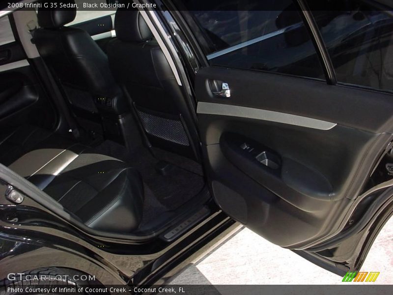 Black Obsidian / Graphite 2008 Infiniti G 35 Sedan