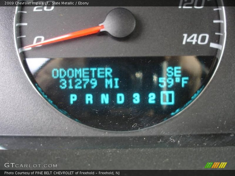 Slate Metallic / Ebony 2009 Chevrolet Impala LT