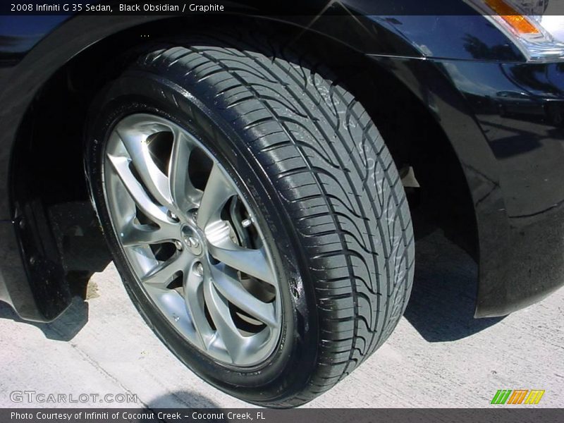 Black Obsidian / Graphite 2008 Infiniti G 35 Sedan