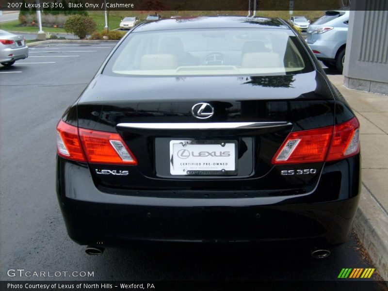 Black Onyx / Cashmere 2007 Lexus ES 350