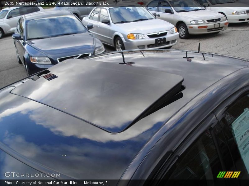 Black / Black 2005 Mercedes-Benz C 240 4Matic Sedan