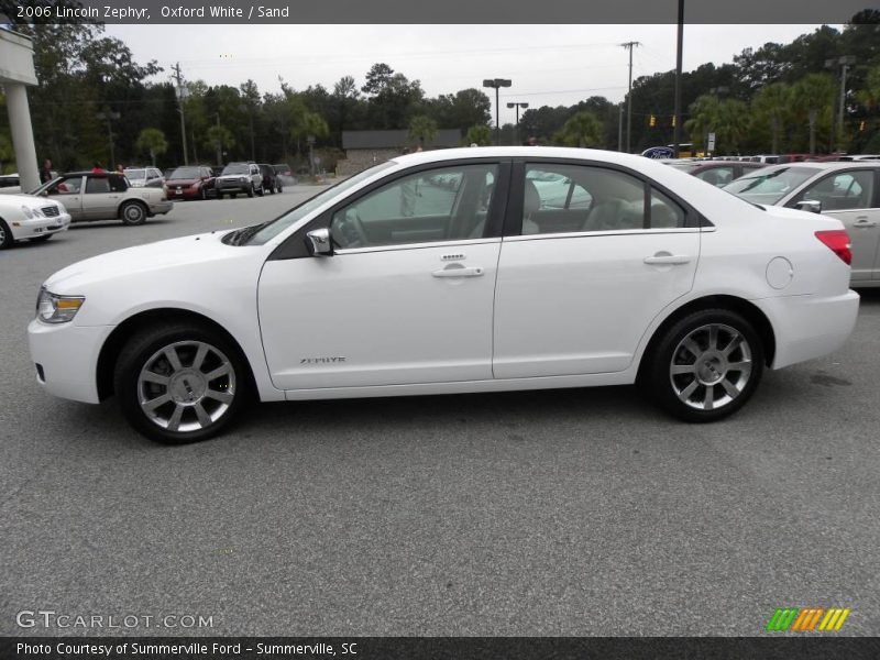 Oxford White / Sand 2006 Lincoln Zephyr