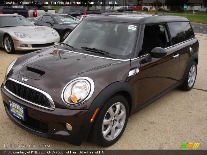 Hot Chocolate Metallic / Punch Carbon Black 2008 Mini Cooper S Clubman