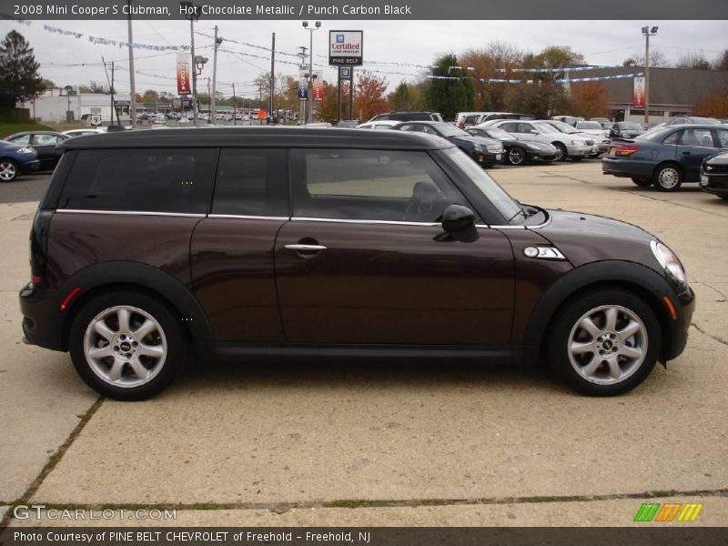 Hot Chocolate Metallic / Punch Carbon Black 2008 Mini Cooper S Clubman