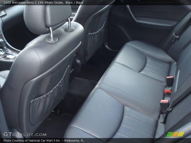 Black / Black 2005 Mercedes-Benz C 240 4Matic Sedan