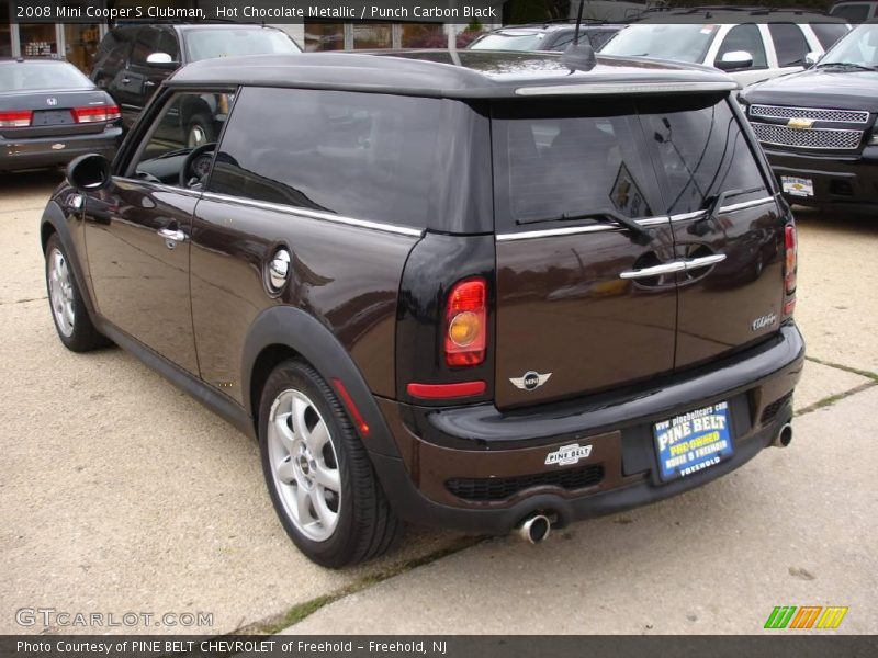 Hot Chocolate Metallic / Punch Carbon Black 2008 Mini Cooper S Clubman
