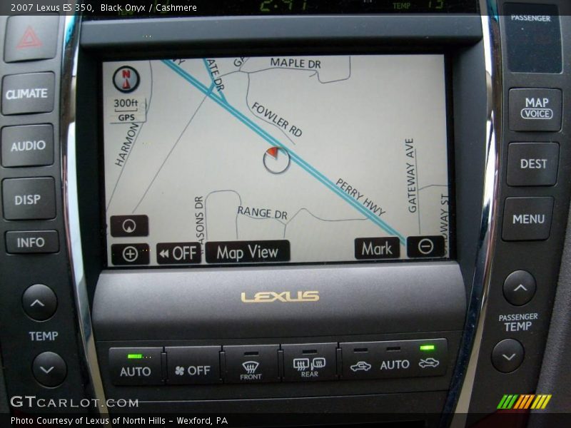 Black Onyx / Cashmere 2007 Lexus ES 350