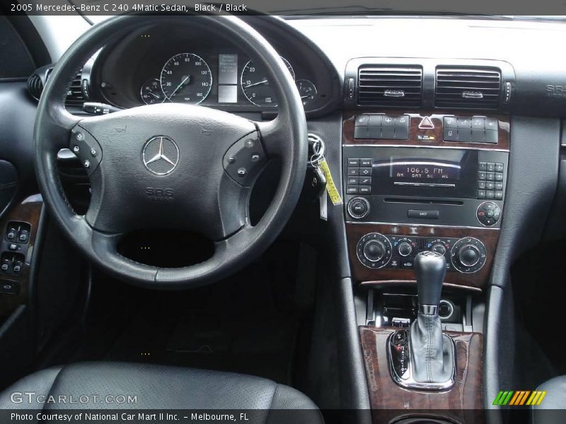 Black / Black 2005 Mercedes-Benz C 240 4Matic Sedan