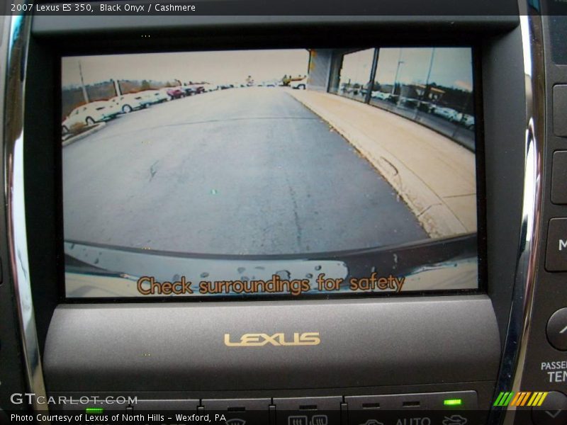 Black Onyx / Cashmere 2007 Lexus ES 350