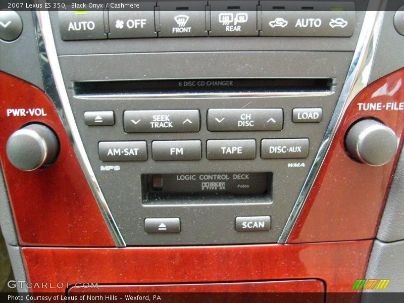 Black Onyx / Cashmere 2007 Lexus ES 350