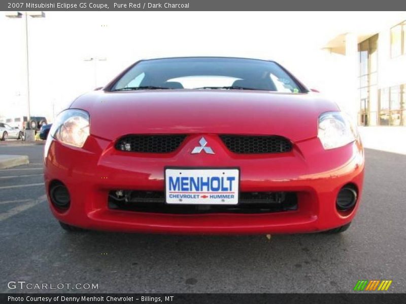 Pure Red / Dark Charcoal 2007 Mitsubishi Eclipse GS Coupe