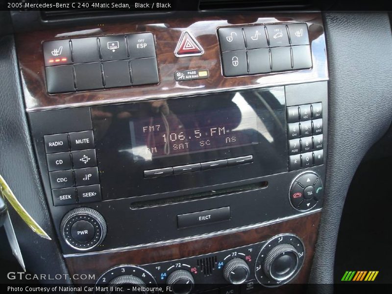 Black / Black 2005 Mercedes-Benz C 240 4Matic Sedan