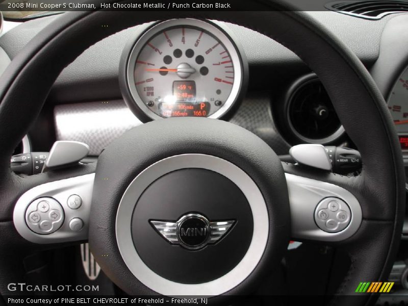 Hot Chocolate Metallic / Punch Carbon Black 2008 Mini Cooper S Clubman