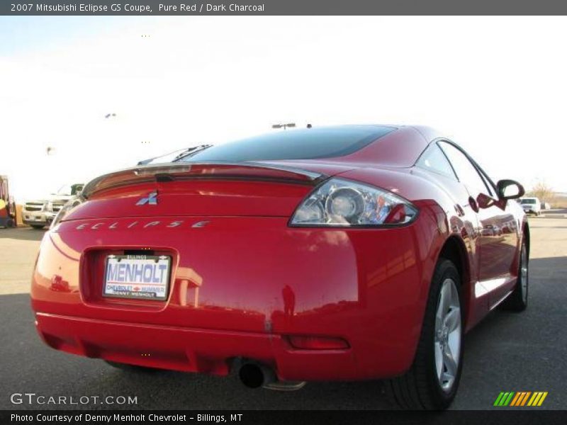 Pure Red / Dark Charcoal 2007 Mitsubishi Eclipse GS Coupe