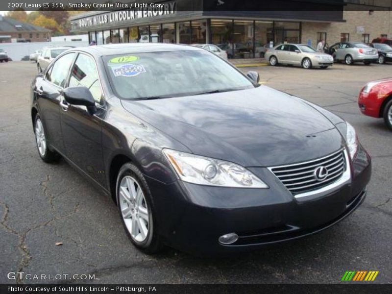 Smokey Granite Mica / Light Gray 2007 Lexus ES 350