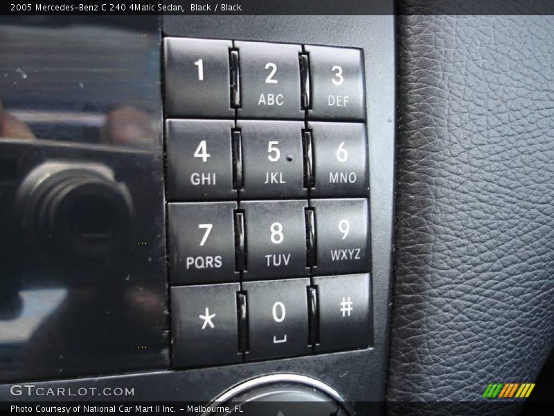 Black / Black 2005 Mercedes-Benz C 240 4Matic Sedan