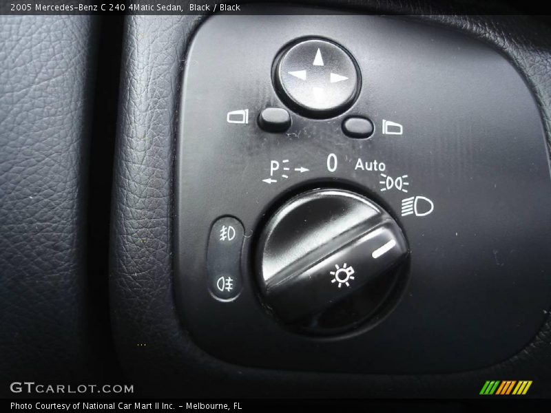 Black / Black 2005 Mercedes-Benz C 240 4Matic Sedan