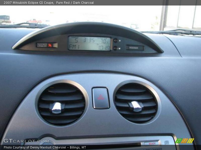Pure Red / Dark Charcoal 2007 Mitsubishi Eclipse GS Coupe