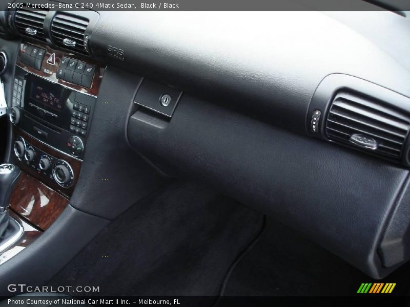 Black / Black 2005 Mercedes-Benz C 240 4Matic Sedan