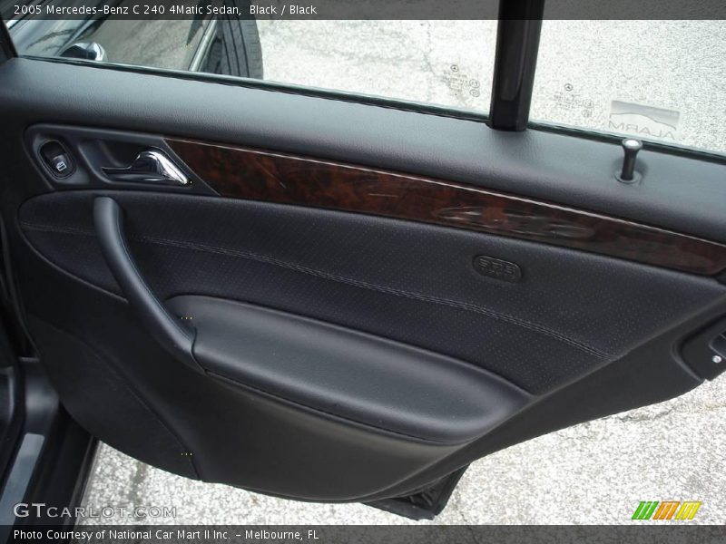 Black / Black 2005 Mercedes-Benz C 240 4Matic Sedan