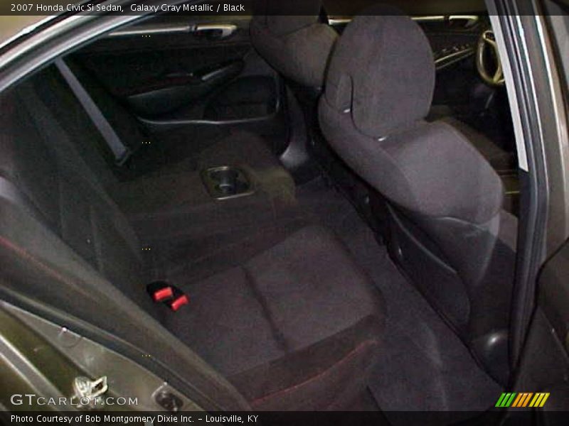 Galaxy Gray Metallic / Black 2007 Honda Civic Si Sedan